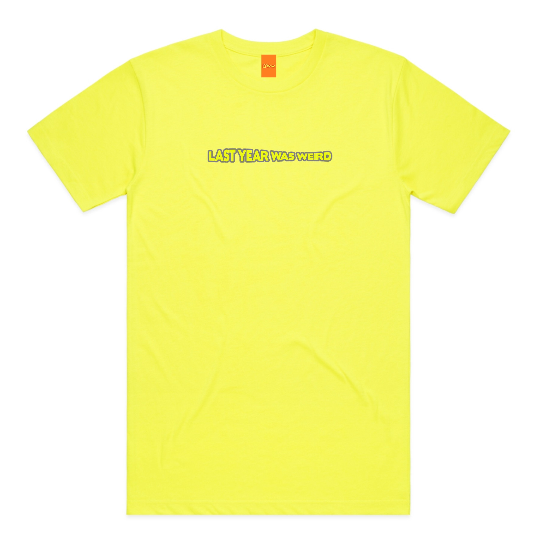 LYWW EMBROIDERED YELLOW TEE
